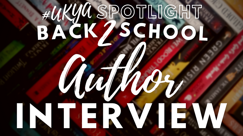 Title in white on red and black tones background of book spines