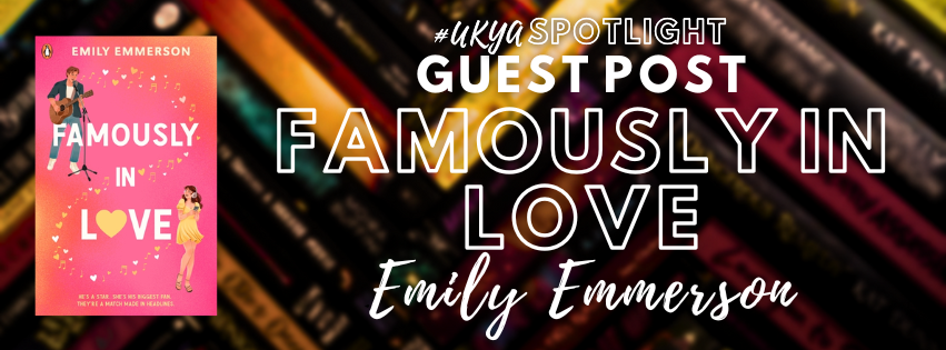 Title in white on black, red, and gold box spines next to image of bright pink book cover